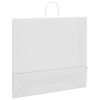 vidaXL Papiertragetaschen 50 Stk. mit Henkeln Wei&szlig; 54x15x49 cm