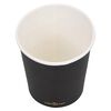 vidaXL Pappbecher 200 ml 500 Stk. Schwarz