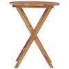 vidaXL Gartentisch Klappbar 60 cm Massivholz Teak
