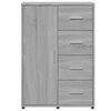 vidaXL Sideboards 2 Stk. Grau Sonoma 60x31x84 cm Holzwerkstoff