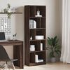 vidaXL B&uuml;cherregal Braun Eichen-Optik 57x28,5x174 cm Holzwerkstoff