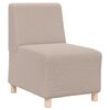 vidaXL Modulares Armfreies Sofa 3 pcs Hellgrau 55 x 74 x 82 cm