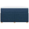 vidaXL Boxspringbett mit Matratze Blau 120x200 cm Stoff