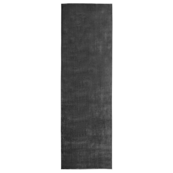 vidaXL Teppichl&auml;ufer Waschbar Faltbar Anthrazit 60x300 cm Polyester