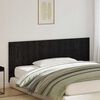 vidaXL Bettkopfteil Schwarz Eichen-Optik 160 x 1,5 x 80,5 cm