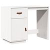 vidaXL Schreibtisch Wei&szlig; 95x50x75cm Massivholz Kiefer