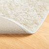 vidaXL Teppich ISTAN Hochflor Gl&auml;nzend Creme &Oslash; 160 cm