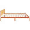 vidaXL Bettgestell Braun 200 x 200 cm Massivholz Kiefer