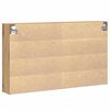 vidaXL Vitrine mit Regal Artisan-Eiche 100 x 15 x 58 cm Holzwerkstoff
