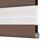 vidaXL Doppelrollo Braun 95x200 cm Stoffbreite 90,9 cm Polyester
