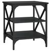 vidaXL Beistelltisch Schwarz 40x42x50 cm Holzwerkstoff