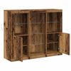 vidaXL LED-Sideboard Altholz 123 x 37 x 100 cm Holzwerkstoff