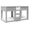 vidaXL Etagenbett f&uuml;r Kinder Graues Sonoma 90 x 200 cm Holzwerkstoff