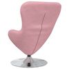 vidaXL Eiersessel Rosa Samt