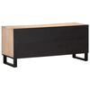 vidaXL TV-Schrank Weiß 105x34x46 cm Massivholz Mango