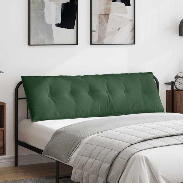 vidaXL R&uuml;ckenkissen Dschungelgr&uuml;n 160 x 50 cm Cordstoff