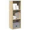 vidaXL B&uuml;cherregal Sonoma-Eiche 40x30x114 cm Holzwerkstoff