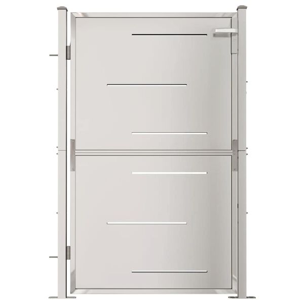vidaXL Gartentor 100 x 145 cm Edelstahl