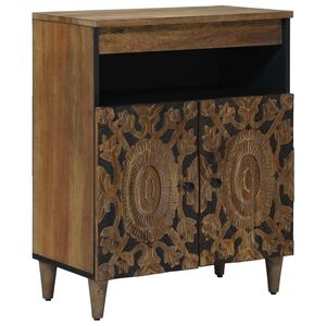 vidaXL Sideboard Braun 60 x 33 x 75 cm Massivholz Mango