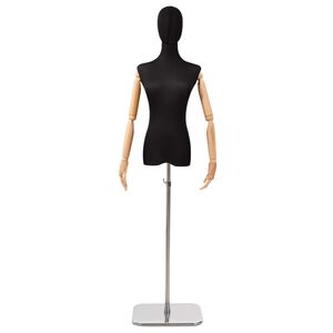 vidaXL Verstellbare Puppe 162-233 cm mit Kopf und Fu&szlig; Weiblich PP