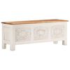 vidaXL Truhe 110x30x40 cm Massivholz Akazie