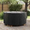 vidaXL Gartenm&ouml;belabdeckung Schwarz 182 x 182 x 85 cm 210D-Gewebe