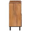 vidaXL Sideboard mit Speicher Akazienbraune Oberfl&auml;che 80 x 33 x 75 cm