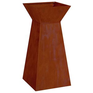 vidaXL S&auml;ulen Pflanzer Rostig 35 x 35 x 73 cm