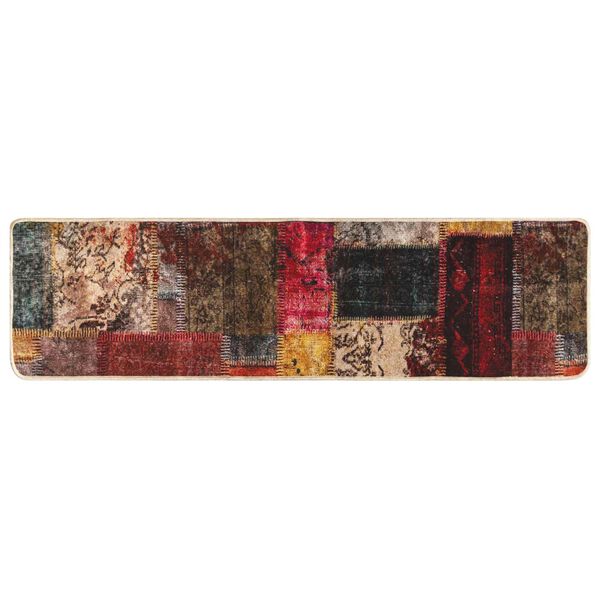 vidaXL Teppichl&auml;ufer MARSA Mehrfarbig 400 x 100 cm Polyester und PVC