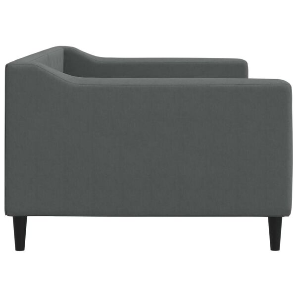 vidaXL Tagesbett Dunkelgrau 90x200 cm Stoff