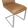 vidaXL Esszimmerst&uuml;hle 4 Stk. Braun Kunstleder
