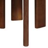 vidaXL Nesting-Couchtische 2 pcs Dunkelbraun Massivholz Mango