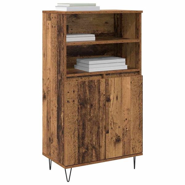 vidaXL Hochboard Braun 60 x 36 x 110 cm Holzwerkstoff