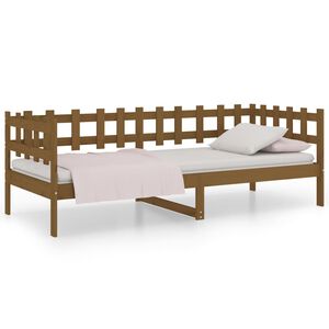 vidaXL Tagesbett Honigbraun 90x200 cm Massivholz Kiefer