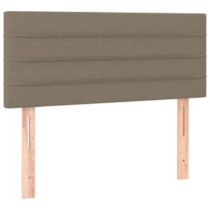 vidaXL Kopfteil Taupe 100x5x78/88 cm Stoff