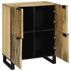 vidaXL Sideboard Braun 60 x 33 x 75 cm massives Mangoholz