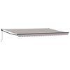 vidaXL Markise Hellgrau 500 x 300 x 165 cm Polyester und Metall