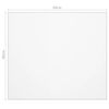 vidaXL Tischfolie Matt 80x80 cm 1,6 mm PVC