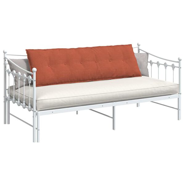 vidaXL R&uuml;ckenkissen Rot-Orange 160 x 50 cm Cordstoff
