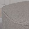 Venture Home Hocker Piff 44x44x41 cm Teddy Grau