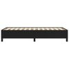 vidaXL Bettgestell Schwarz 90x190 cm Kunstleder