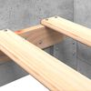 vidaXL Bettgestell Betongrau 100x200 cm Holzwerkstoff