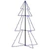 vidaXL Weihnachtsbaum in Kegelform 160 LEDs Indoor & Outdoor 78x120 cm
