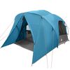 vidaXL Dome Zelt f&uuml;r 6 Personen mit Dach Blau 500 x 314 x 206 cm