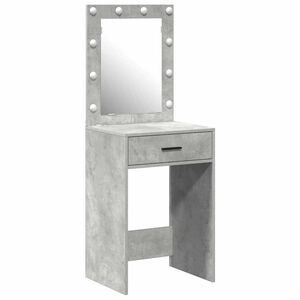 vidaXL Schminktisch Beton Grau 50 x 41 x 135 cm Holzwerkstoff