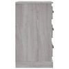 vidaXL Nachttisch Grau Sonoma 39x39x67 cm Holzwerkstoff
