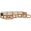 vidaXL Outdoor-Sofagarnitur 6 stk. Natur Massivholz Akazie