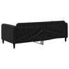 vidaXL Tagesbett Schwarz 90x200 cm Stoff