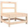 vidaXL 10-tlg. Garten-Sofagarnitur Massivholz Kiefer