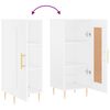 vidaXL Sideboard Wei&szlig; 34,5x34x90 cm Holzwerkstoff